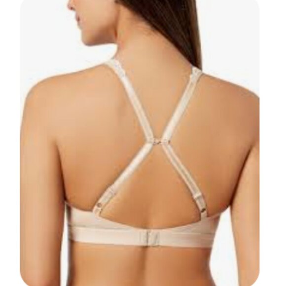 Women's Wacoal Embrace Lace Soft Cup Bra Sand Size 32 - Picture 3 of 9